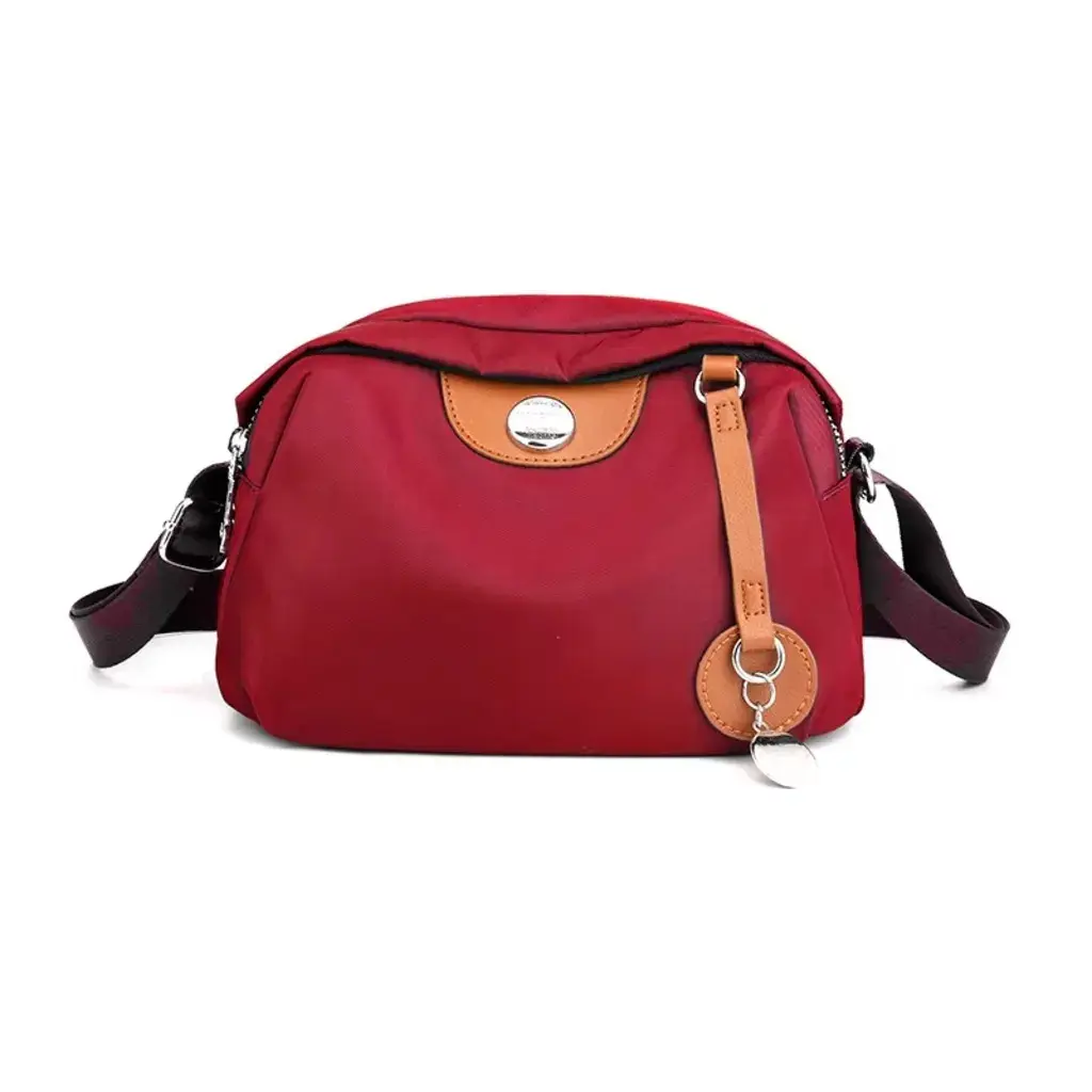Casual Travel Waterproof Messenger Bag Trendy(Red, Black, & Purple)