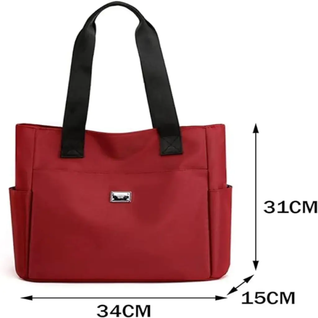 Fashion Shopping Bag (maroon, purple) overlay