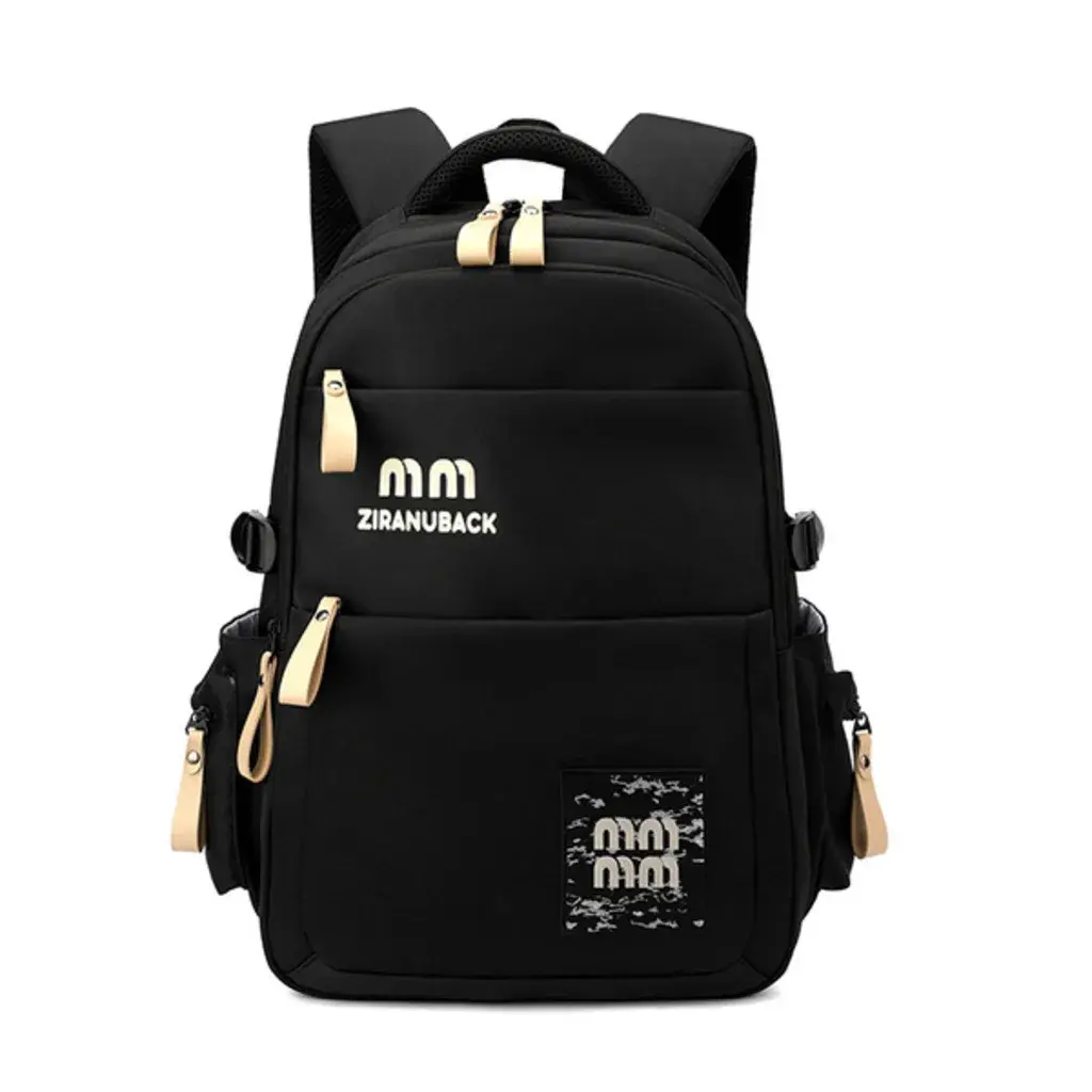 Simple Casual Backpacks (Black, Red)
