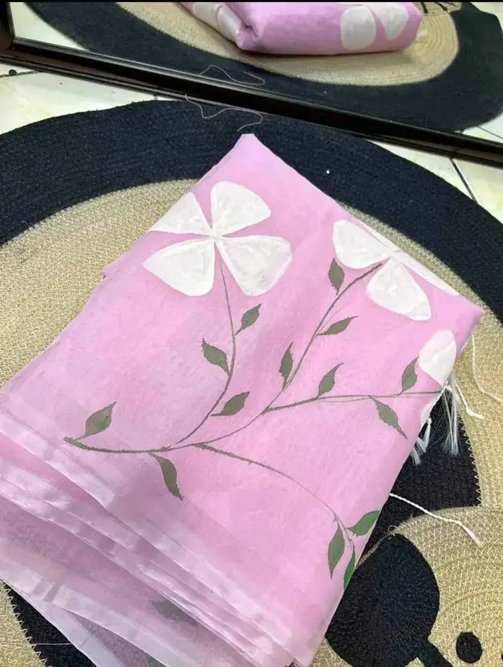 Handpainted Sari