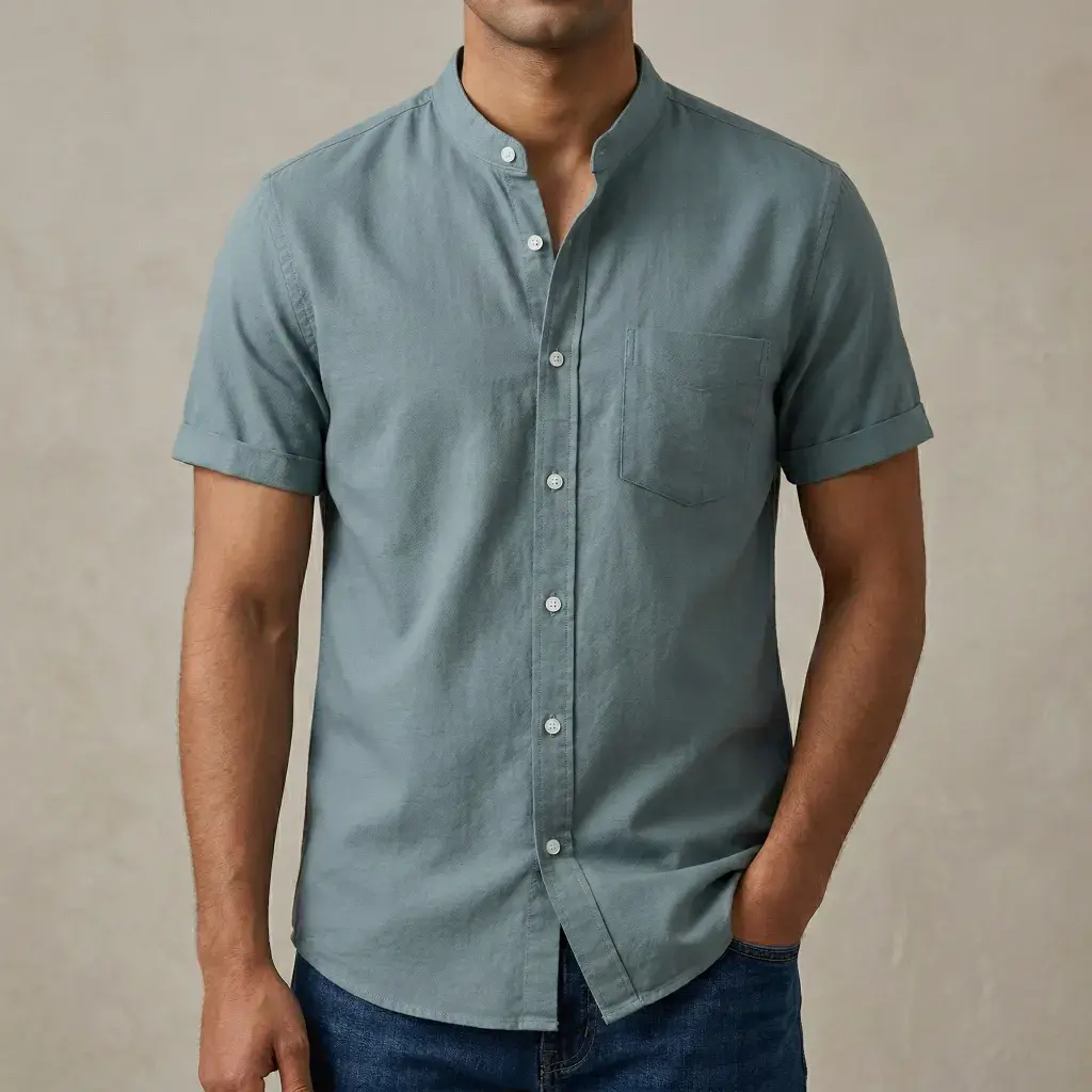 Fashionable half-sleeve shirt for men