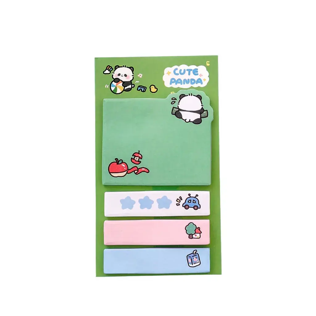 Cute Panda Index Paste Student Sticky Combination N Post-it Notes Creative Message Notes...