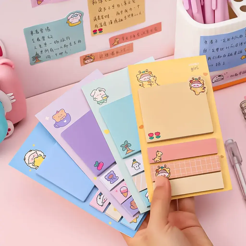 Cartoon Index Sticky Notes