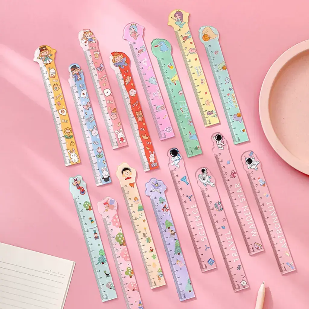 Cartoon Special-Shaped Ruler overlay