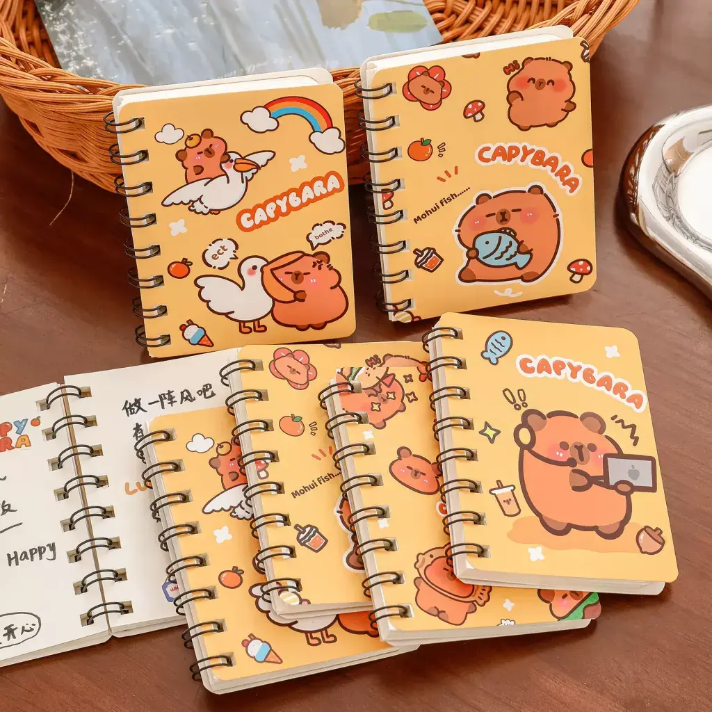 Cute Capybara Mini Notebook