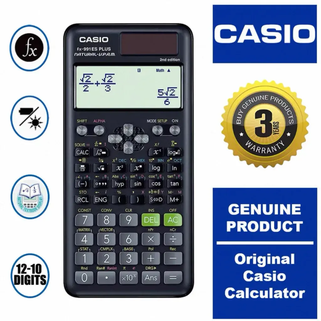 Casio 991 es plus(2nd edition)